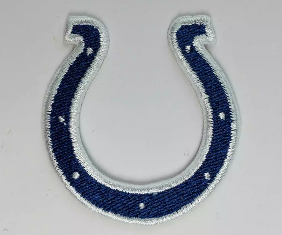 Indianapolis Colts Logo Iron-on Patch 5.8cmx5.2cm